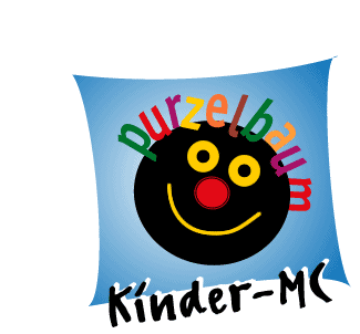 logo: purzelbaum, kinder mc